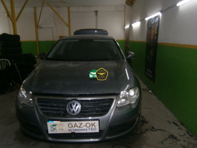 Установка ГБО на авто Volkswagen Passat 2.0 FSI  газ на машину Gaz Ok Газ ОК Киев